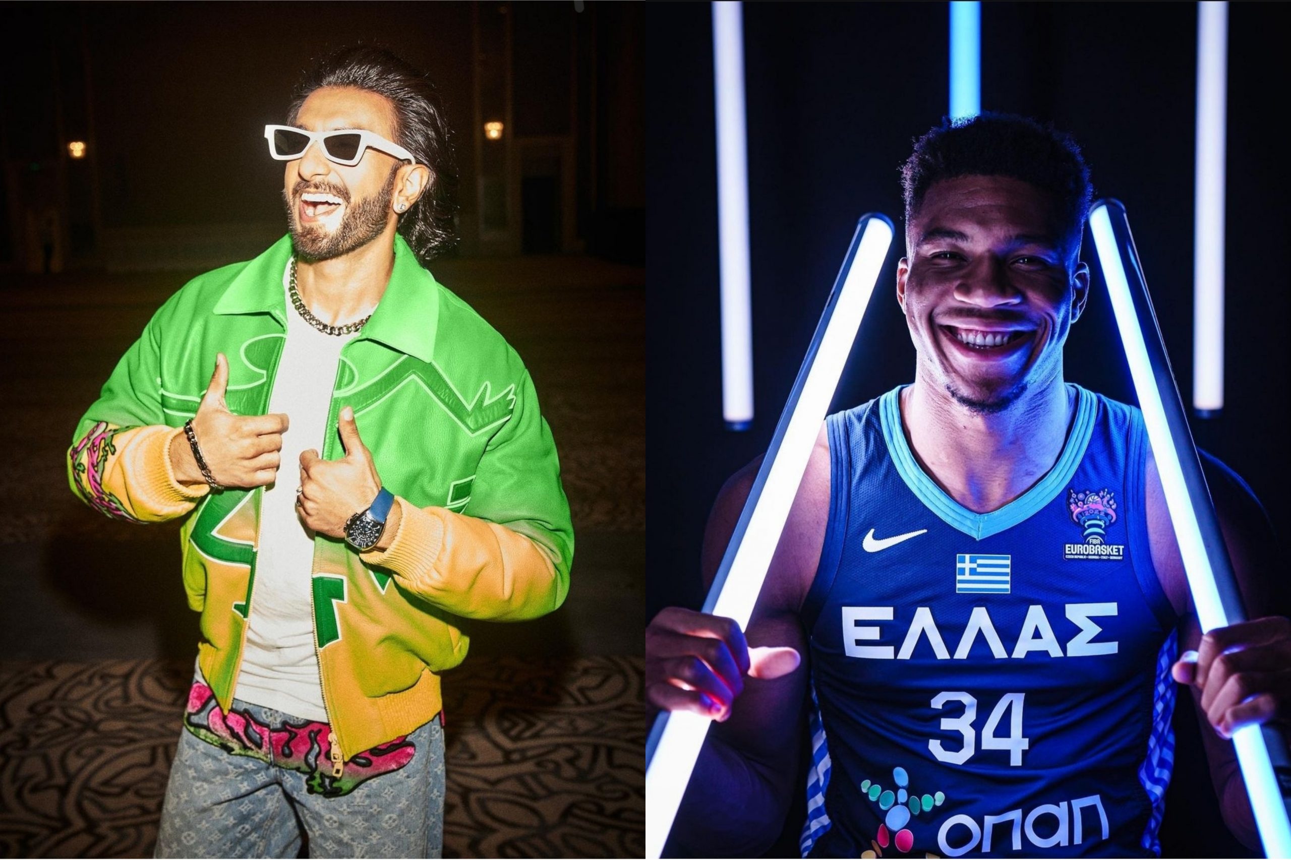 Ranveer Singh Teaches 'Tattad Tattad' Dance to NBA Star Giannis  Antetokounmpo (Watch Video)